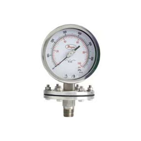 Dwyer Instruments Stainless steel Schaeffer gage, 0-60 psi (0-400 kPa). SGO-F0424N